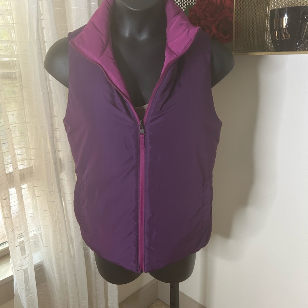 Women's Purple Puffer Vest